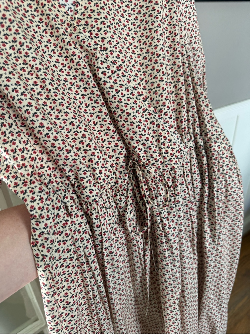 Christy Dawn Dahlia Dress | Geo Ditsy Cream M - Picture 7 of 15